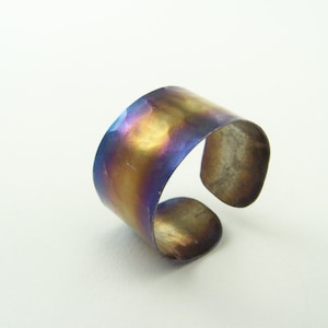 ring made of titanium &quot;spectrum&quot;