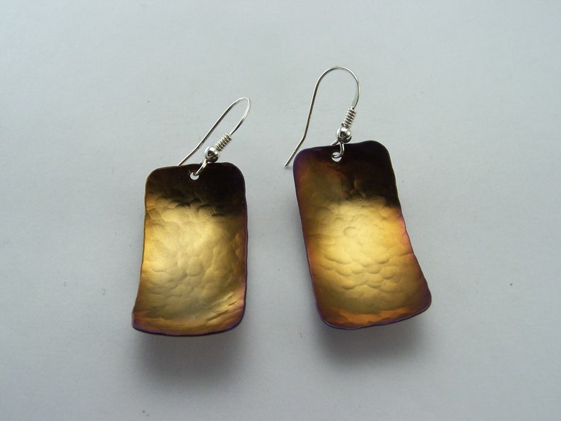 earrings made of titanium and silver image 4