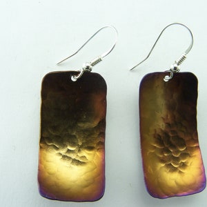 earrings made of titanium and silver image 2