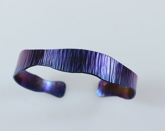 titanium bracelet "organic iris"