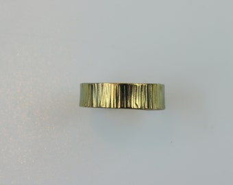 titanium ring "gold simplicity"