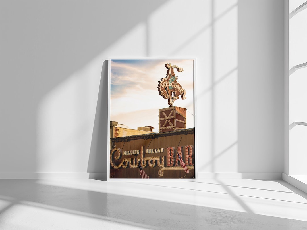 Jackson Rodeo Poster Cowboy Art Western Bar Printable Wall Decor ...
