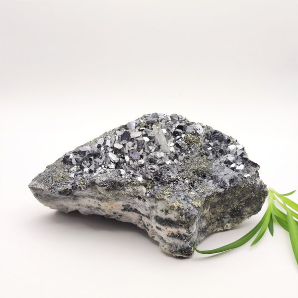 Galenit Pyrit Bergkristall Kristallstufe 1,2kg
