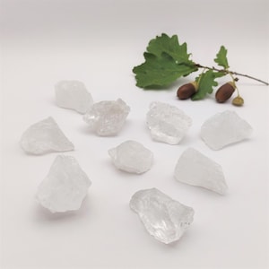Rock crystal rough stones