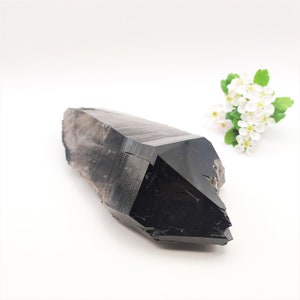 Ejemplar de cristal de cuarzo ahumado natural