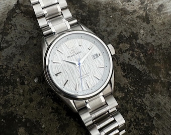 All Working Vintage Grand Seiko Automatic White Dial Men's Wristwatch.