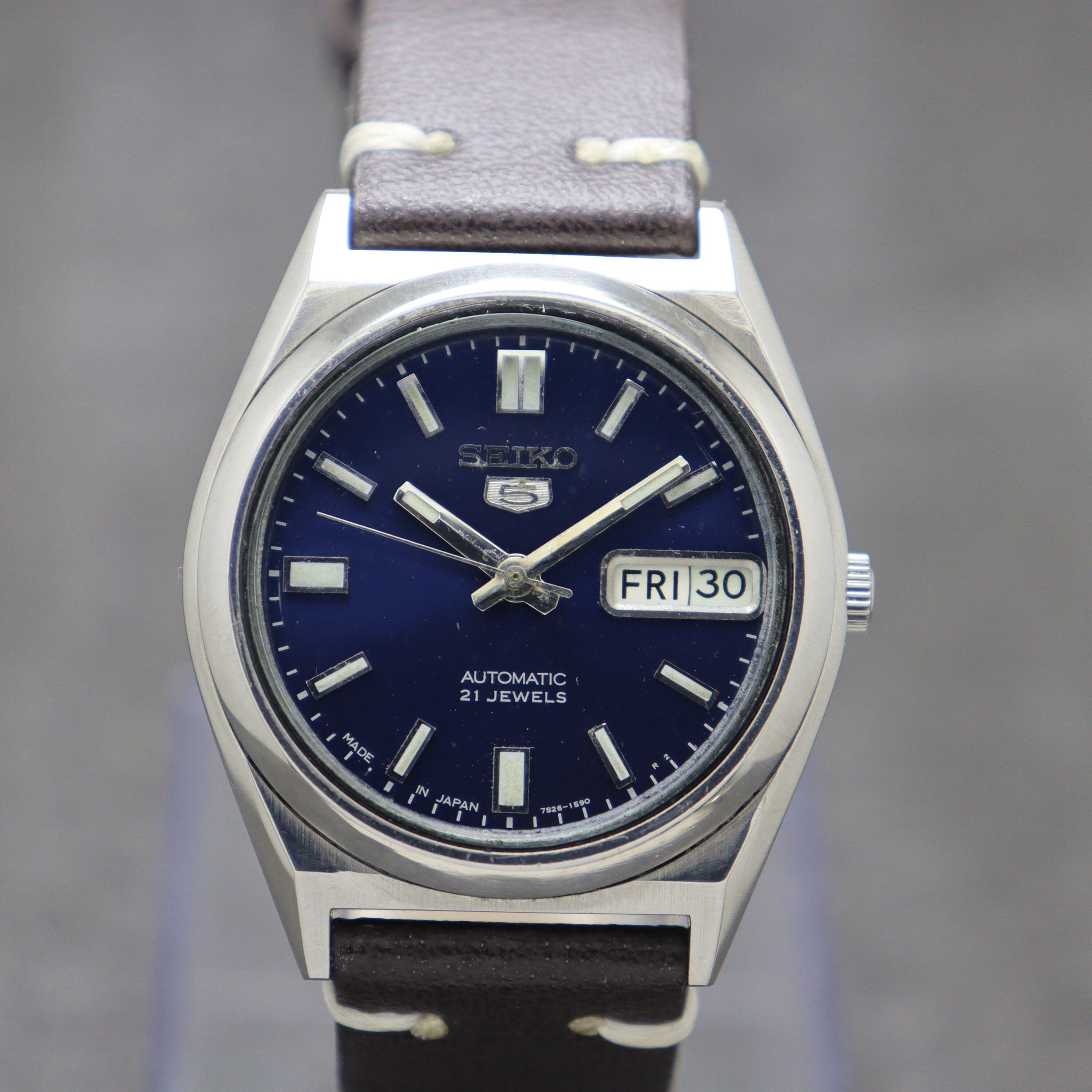 Authentic Seiko 5 Automatic Movement 7s260070 Japan Made Etsy
