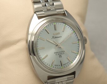 Vintage HMT Kohinoor Para Shock 17 Jewels Hand Winding Men s Watch HMT Watch HMT Men s Watch. Etsy Canada