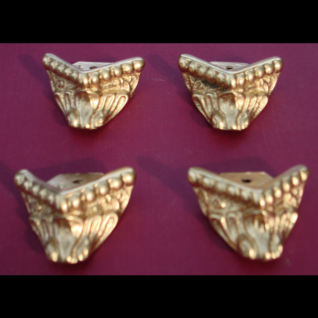 Metal Mantel Clock Feet 4. Set of 4. Clock Parts.metal Furniture