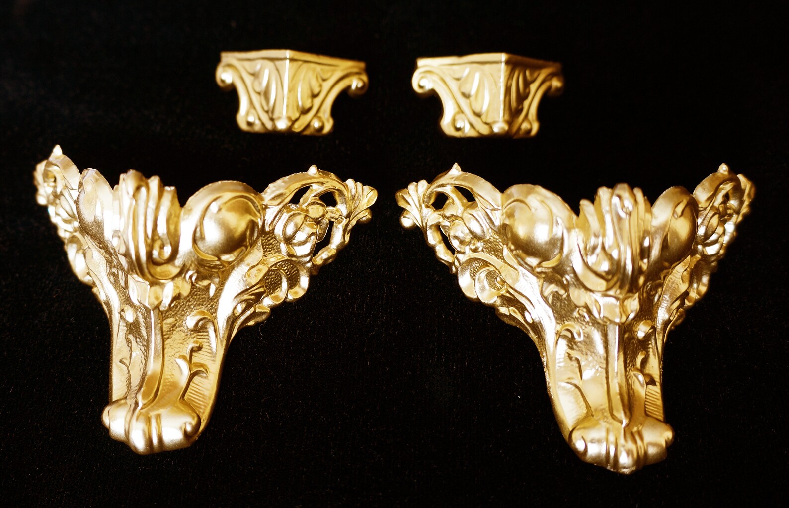 Ansonia Mantle Clock Feet 6.furniture Mounts/decorations Etsy