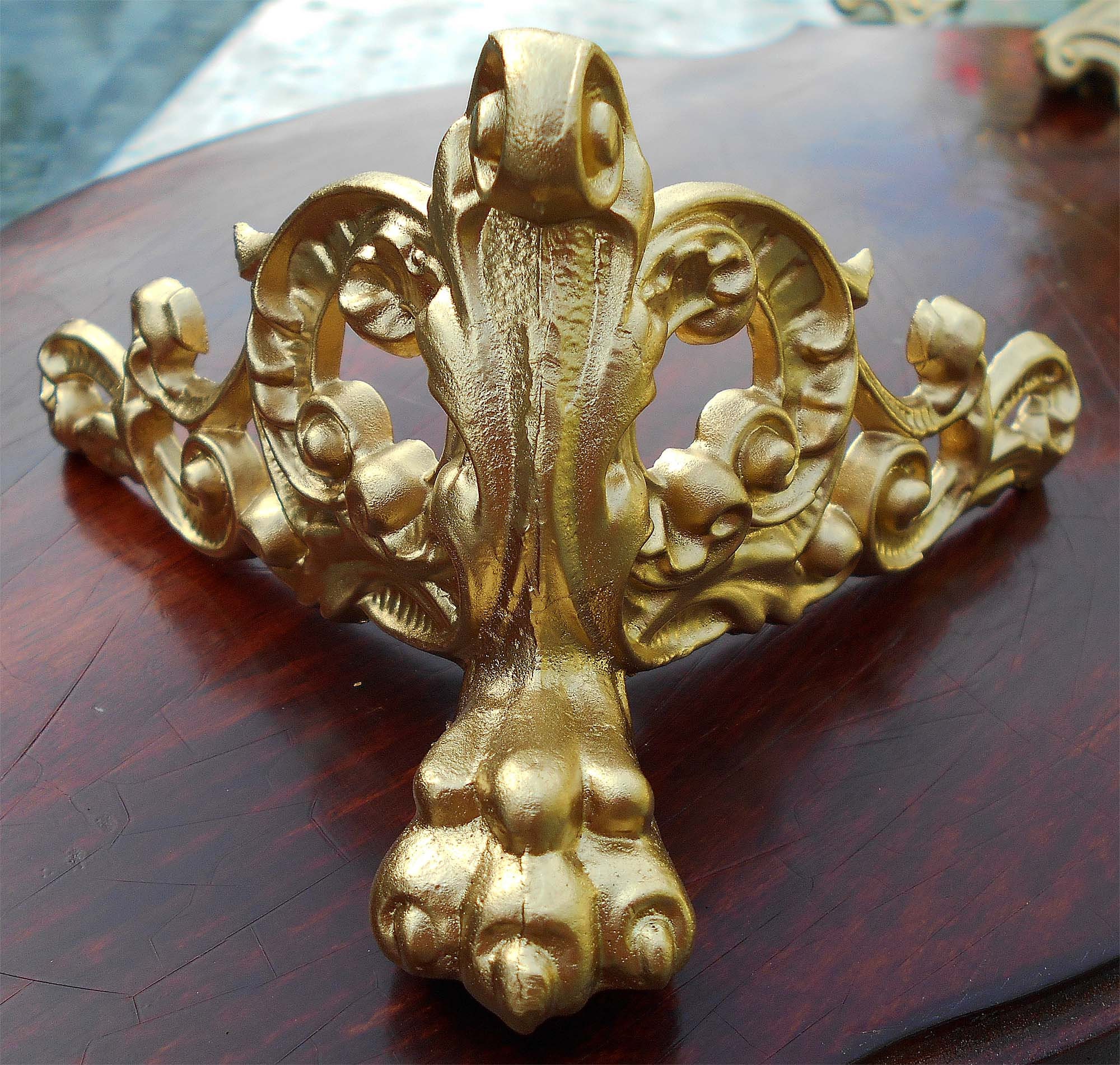 Seth Thomas Mantle/mantel Clock Feet 1. Set of 4. Metal Furniture