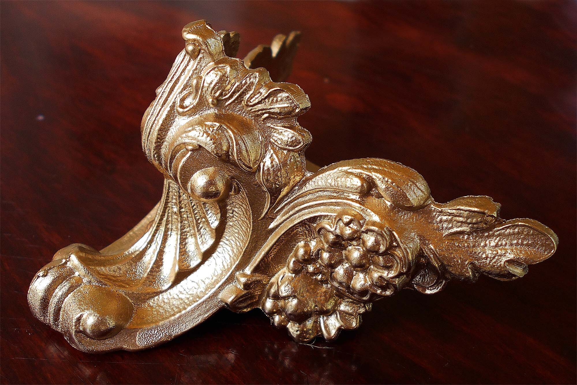 Mantle Clock Feet 7. Ingraham Clock. Set of 4. Furniture Mounts