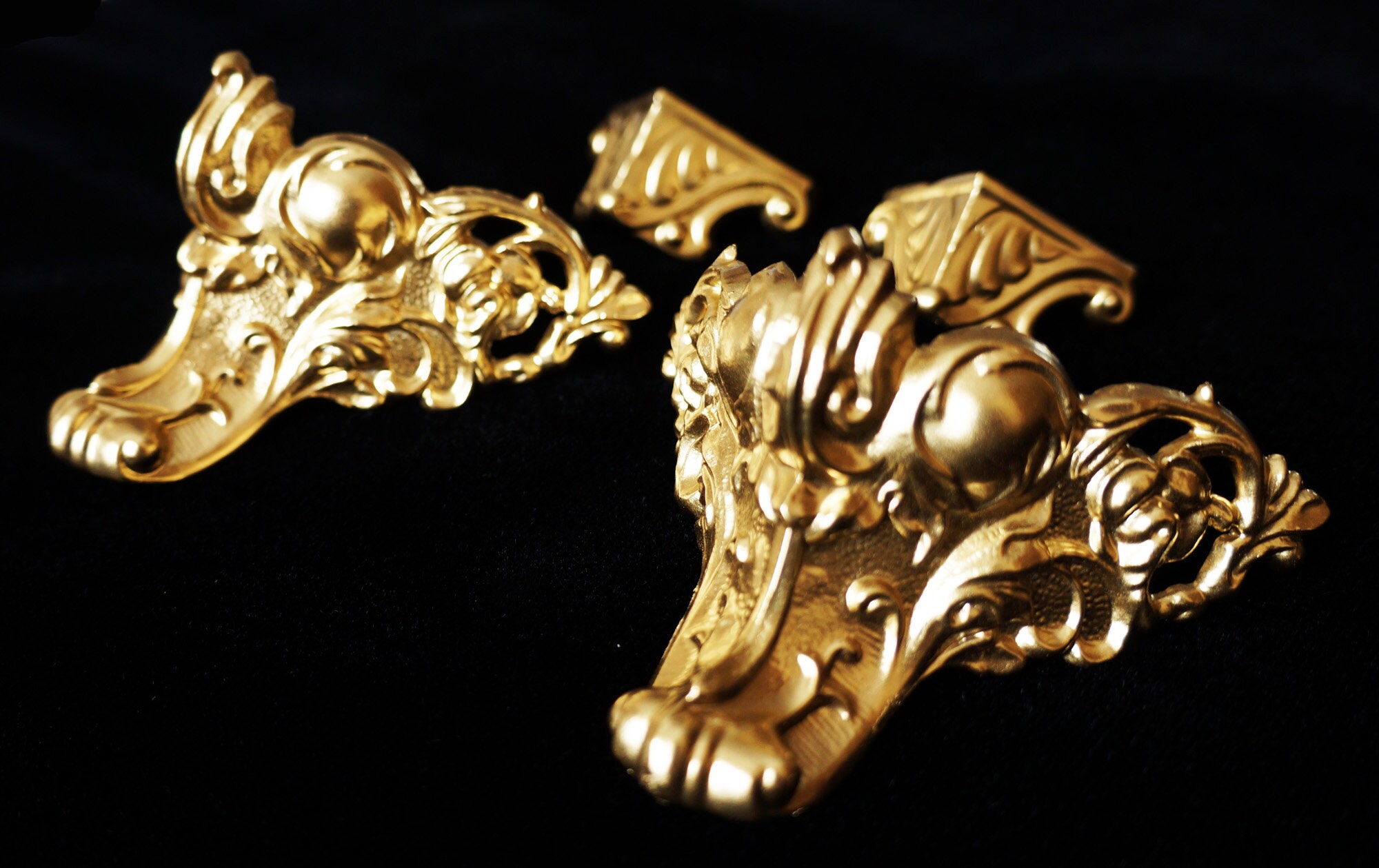 Ansonia Mantle Clock Feet 6.furniture Mounts/decorations Etsy