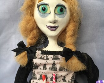 Gretel, art doll, gothic, haunted