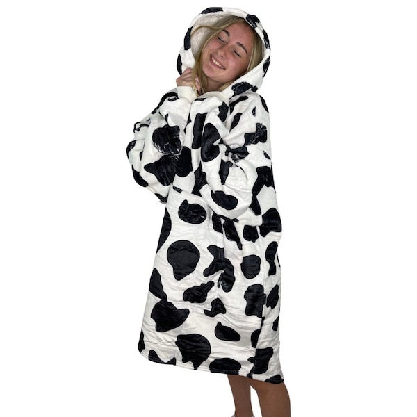 Hoodie Blanket ‚Cow‘