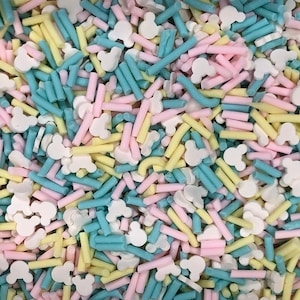 White Mouse Plastic Sprinkle mix