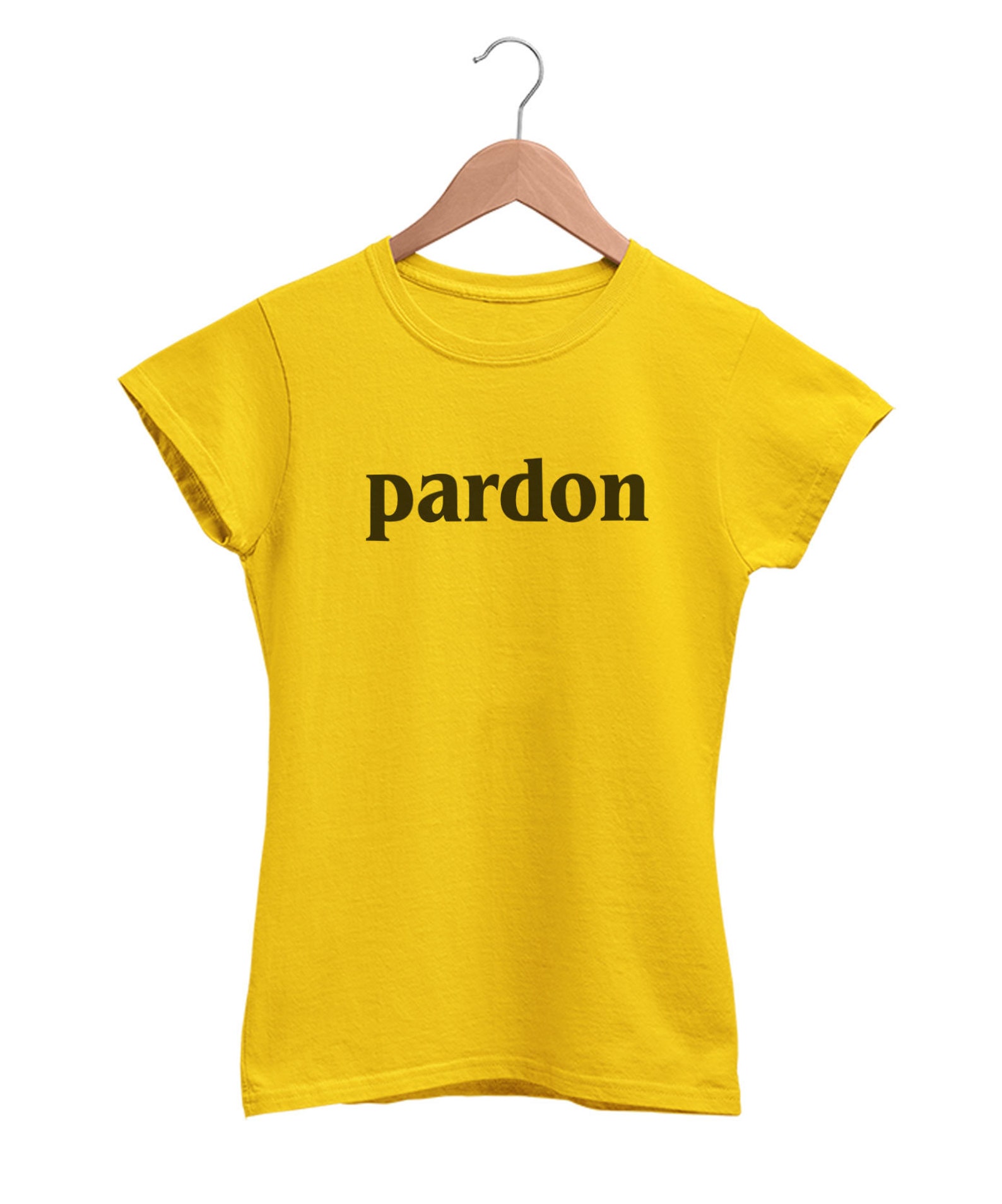 Pardon T shirt French Quote Tee Print | Etsy