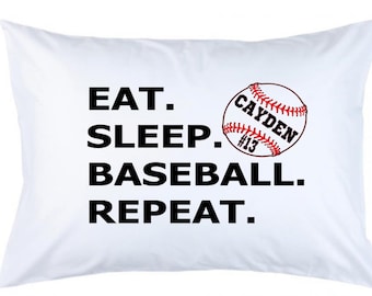 baseball pillow cases