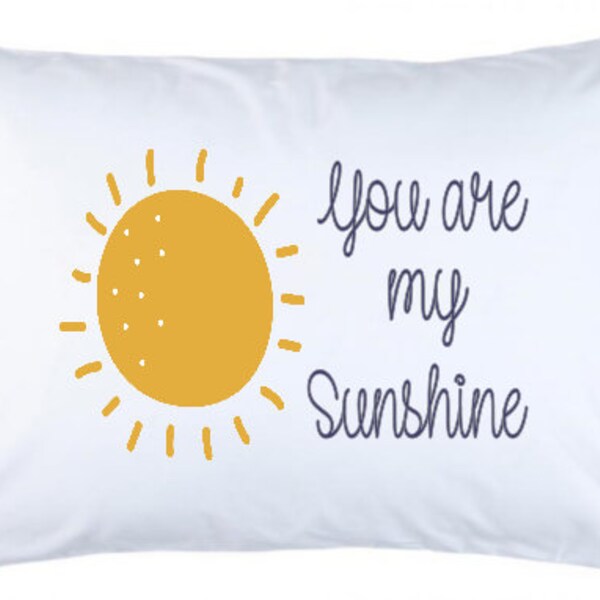 You Are My Sunshine Pillow Etsy