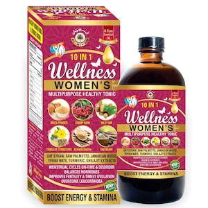 Wellness Women's Mehrzweck Gesunde Tonic 10 in 1 von Al-Ryan 16oz