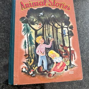 100 Animal Stories by Virginia Cunningham | Illustrated by Dorothea J. Snow | Vintage 1947 Children’s Book | 300+ Pages of Animal Tales