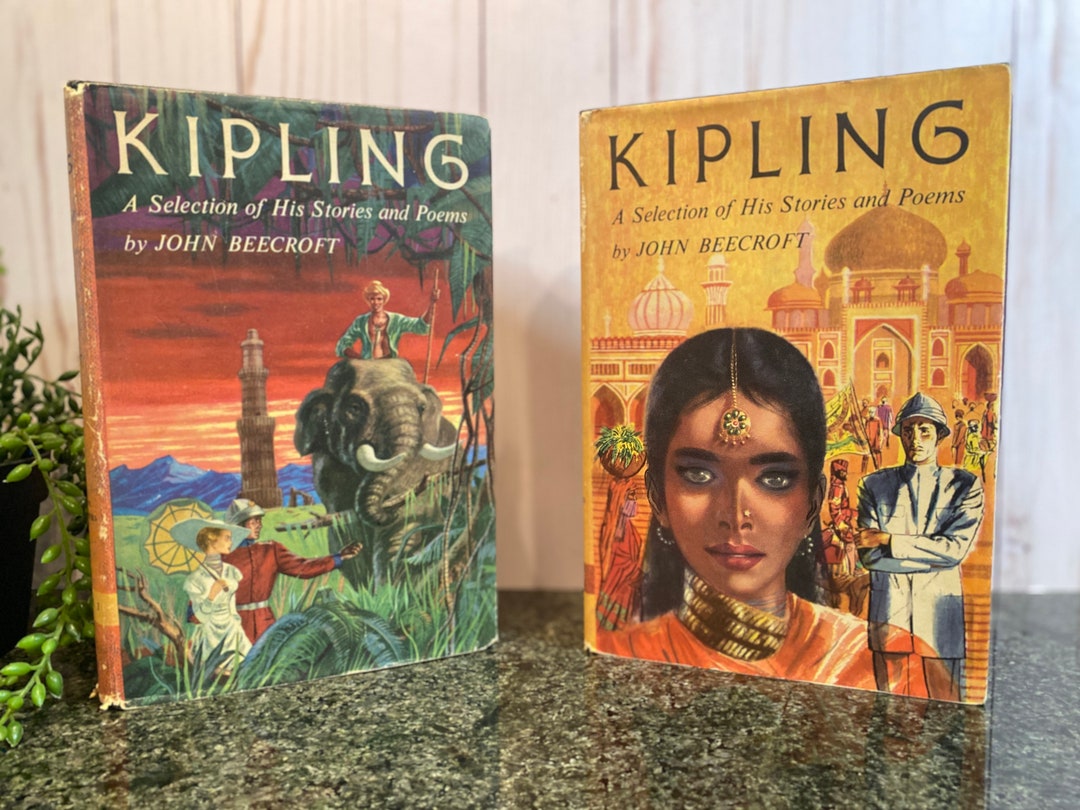 Volumes 1&2 Kipling Stories and Poems by John Beectoft 1956 Etsy