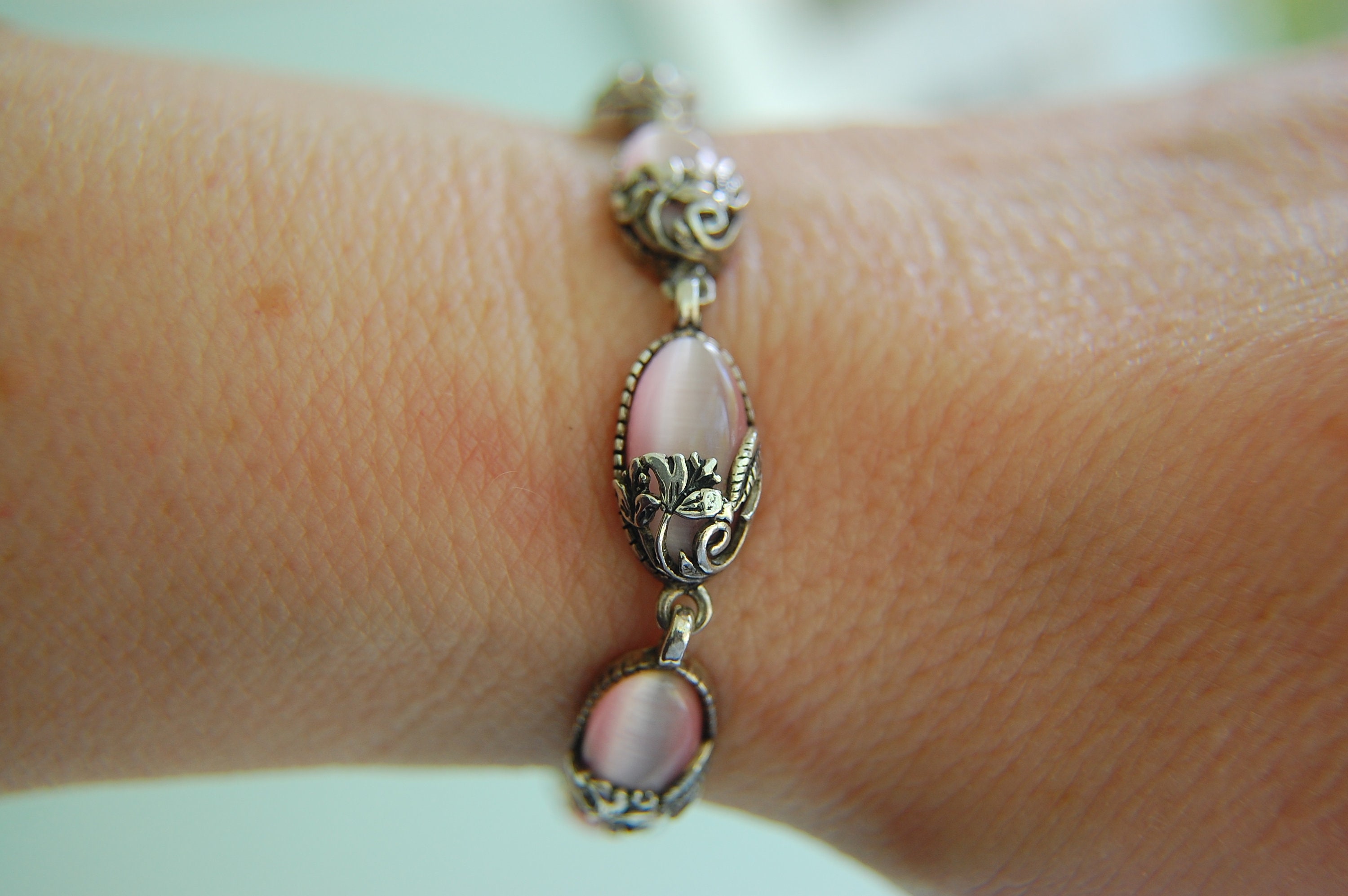 London 925 /' Faux Pearl /' Clip Charm for links of your bracelet FREE P/&P