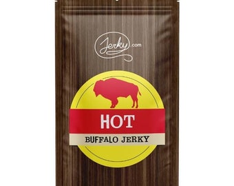 All-Natural Buffalo Jerky - Hot
