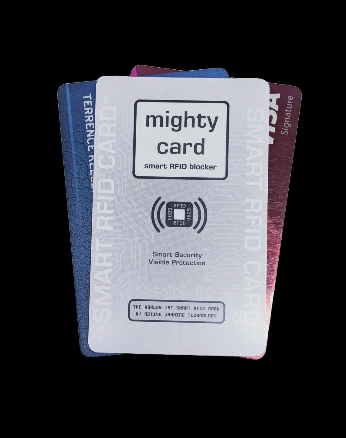 Smart RFID Blocking Cards - Mighty Card - Wallet Protection - Security ...