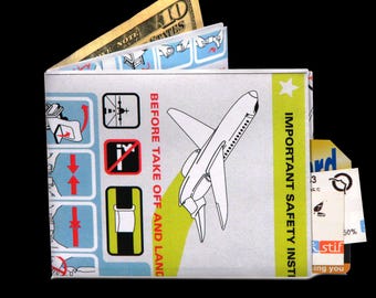 Decoy Travel Wallet: Flight Safety Instructions, Travel Gift