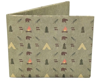 Pine & Ember Mighty Wallet – Camping Wallet, Forest Gift, Outdoor Adventure Tyvek Wallet for Campers, Hikers - Nature Lovers