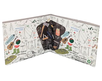 Camp Life Mighty Wallet – Camping Gift, Outdoor Adventure Wallet, Lightweight Tyvek Wallet for Hikers, Campers & Nature Lovers