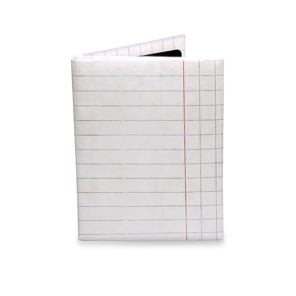 Decoy Notebook Wallet Tyvek Paper Design, Slim Mighty Wallet