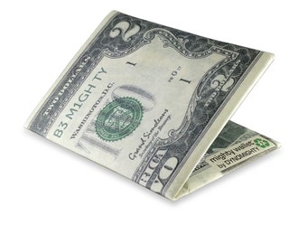 Two Dollar Bill Tyvek Wallet, Mini Mighty, Thin Design