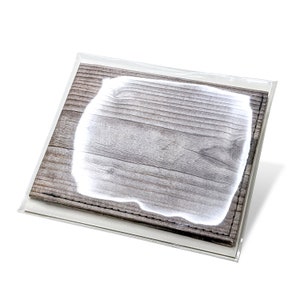 BILLFOLD Stitched Tyvek, Wood grain printed Tyvek Wallet image 9