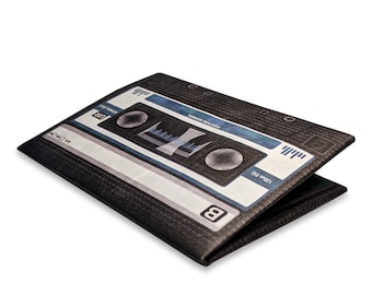 micro Tyvek Wallet: Cassette Tape Design Ultra-Thin Mighty Wallet