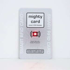 RFID Blocking Cards - Mighty Card - Wallet Protection - Security - Card  Blocker - Sleeve - Etsy