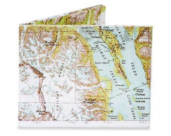 Explorer Mighty Wallet - Map Wallet - Dad's gift - Outdoorsmen Wallet - Father's Day gift - tyvek wallet - origami wallet - thin wallet