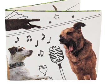 Dog Days Mighty Wallet – Cute Dog Lover Wallet, Funny Puppy Gift, Lightweight Tyvek Minimalist Wallet for Dog Moms & Dog Dads