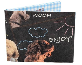 Pawsitive Doggie Mighty Wallet – Cute Dog Lover Gift, Happy Puppy Wallet, Lightweight Tyvek Wallet for Dog Moms & Dog Dads
