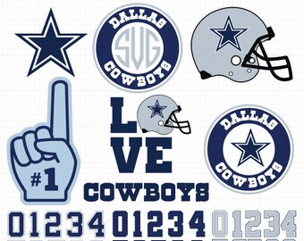 Dallas Cowboys SVG File, American Football, Football Svg files, Cricut, Silhouette Cut File, Vector Cut File, Logo, Instant Download
