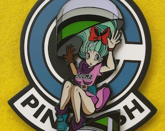 C4psul3 Bull Mah - Enamel Pin