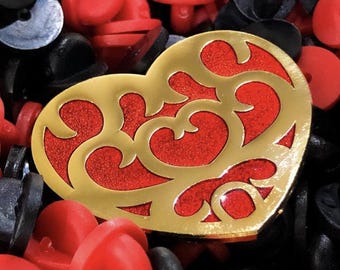 Links Heart - Enamel Pin