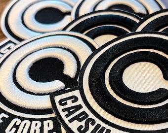 Capsule C Dragon - 3D Raised Embroidered Patch 4” x 4” inches