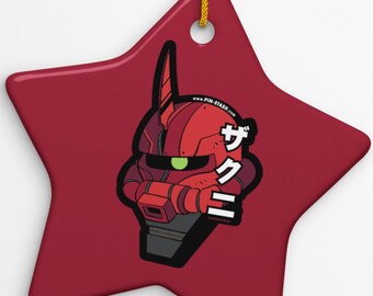 Zak Oo Robo - Double-sided Ceramic Ornaments