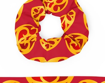 Links Heart - Recycled Material Scrunchie