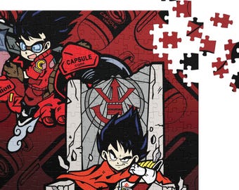 Akee Rah Dragon Crossover - Jigsaw Puzzle with Tin Case