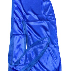 Silky/Satin Durags 360 Waves Color Options Blue