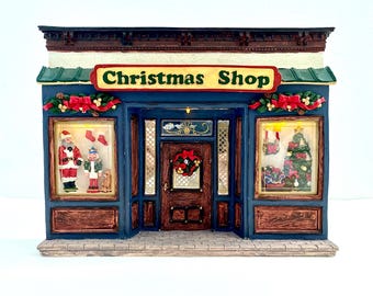 Lemax Christmas Village Shop: 1997 Lighted Miniature Holiday Town