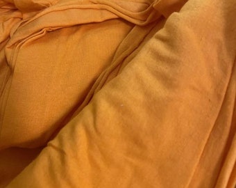 Knit fabric golden yellow cotton spandex 2 yards NEW sewing crafts clothing dresses stretch